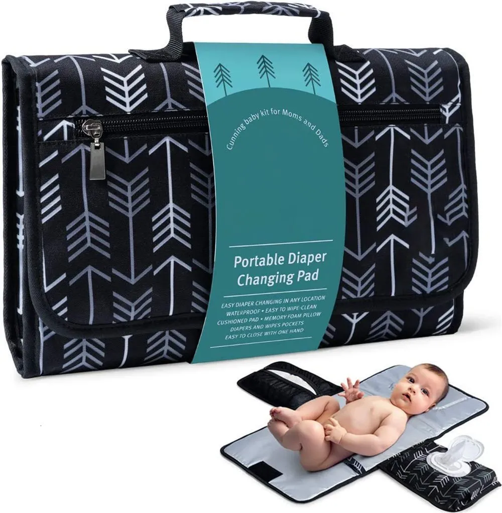 Lil Fox Portable Changing Pad With Shoulder Strap,