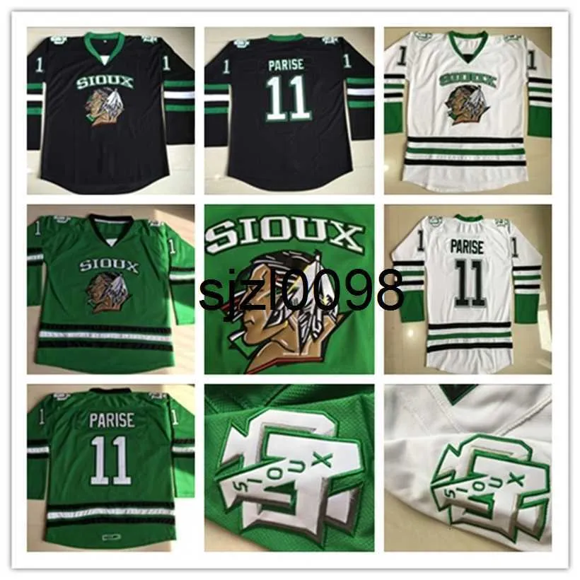 Zach parise top sioux jersey