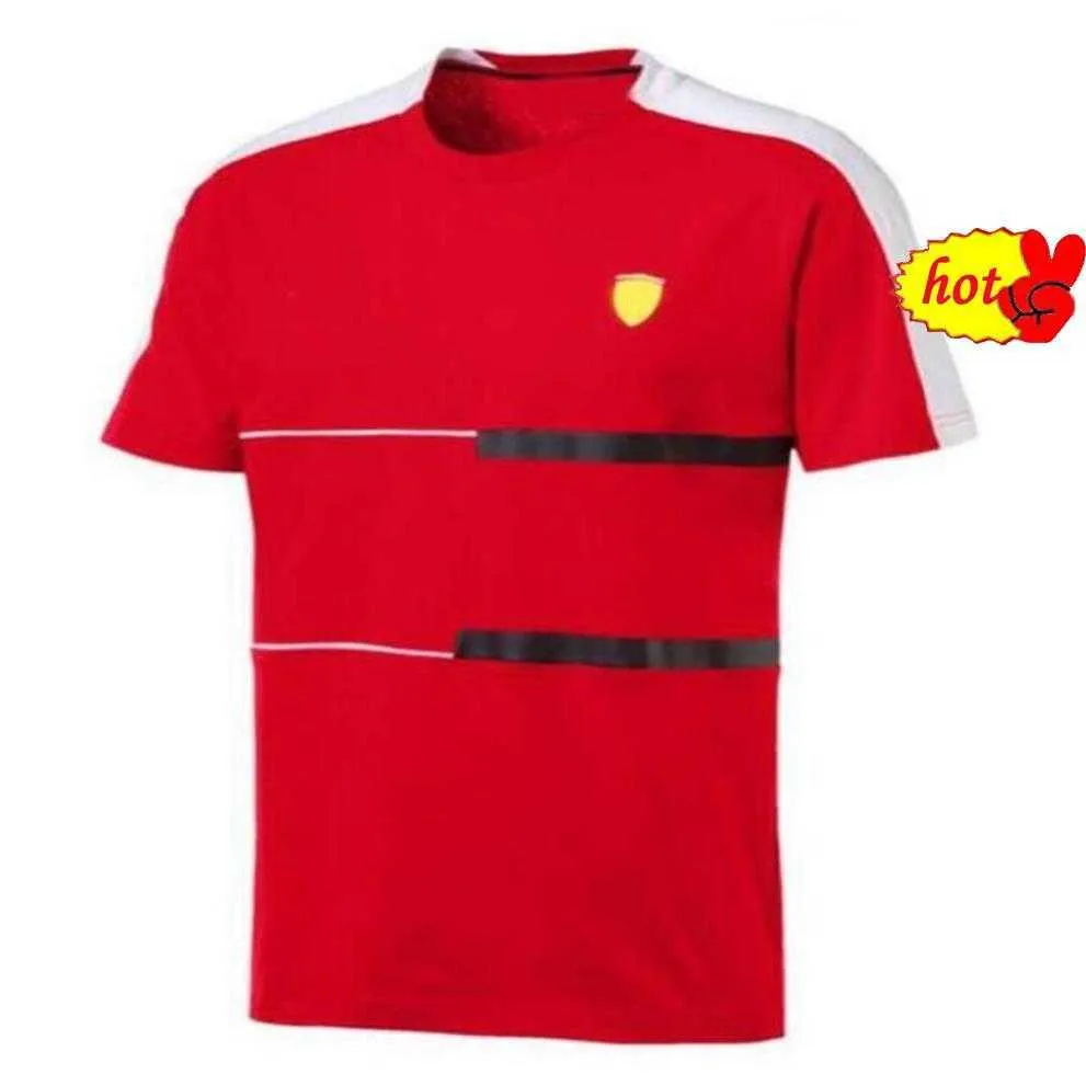 F1 Racing Suit Summer T-shirt à manches courtes Team Downhill Top Polyester Séchage rapide Peut être personnalisé249s 8aty