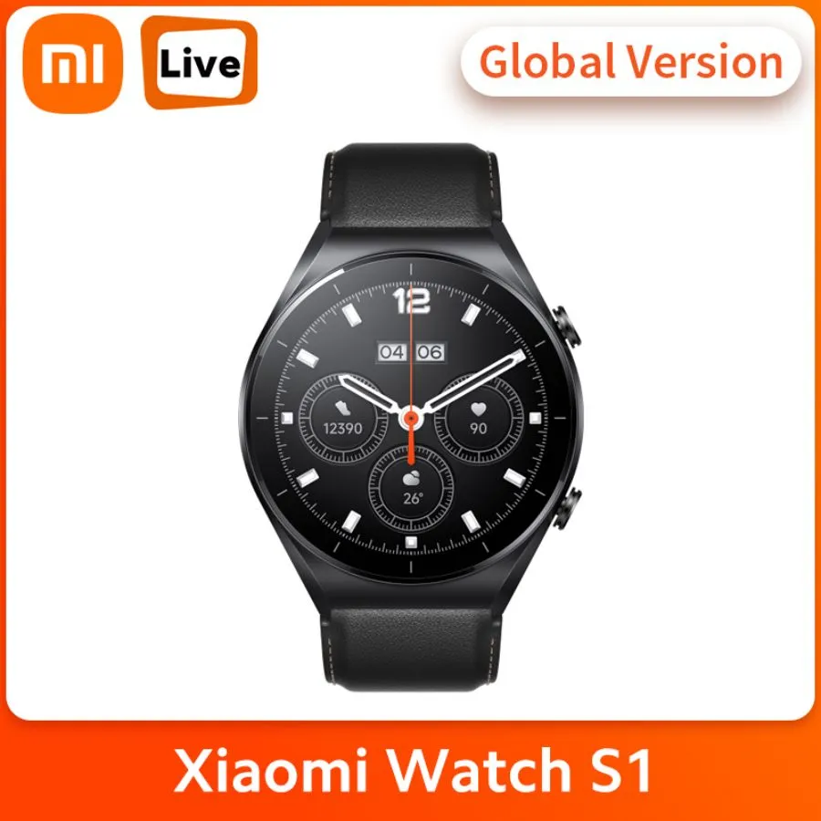 Xiaomi Watch S1 Global Version - Din Ultimate Smart Watch med 1,43 AMOLED Display Blood Oxygen Phone Call Wireless Charging och 5AtM Watertof