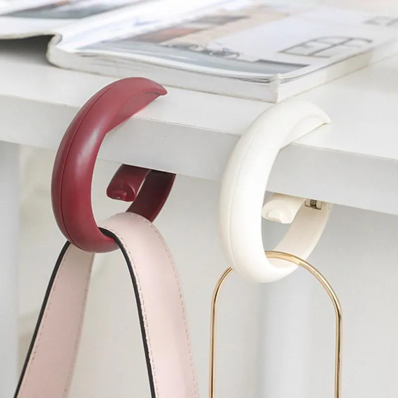Portable Plastic Bag Hook For Table, Purse, Wall, Handbag, Desk, And