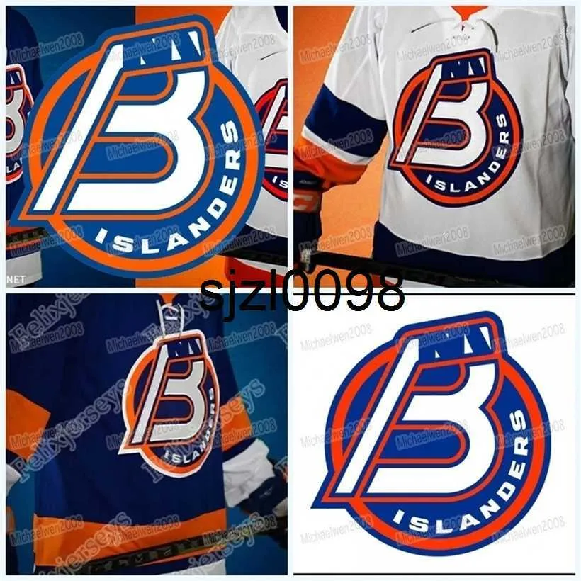 Sj98 MitNess Bridgeport Islanders AHL 2021 Hockey Jersey Seth Helgeson Wilde Samuel Bolduc Jeff Kubiak Anatoli Golyshev Otto Koivula Cole Coskey