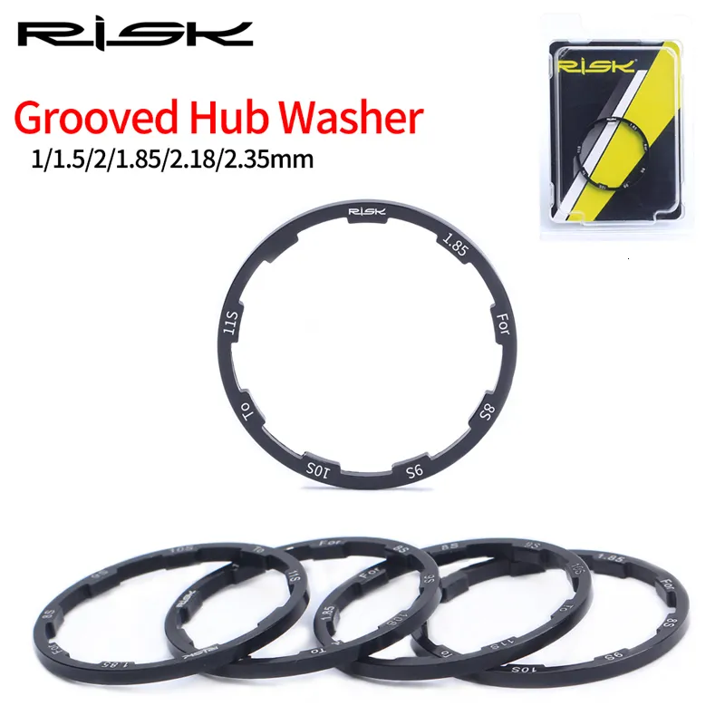 Bike Groupsets RISK 11.521.852.182.35mm Bicycle Hub Washer MTB Bottom Bracket Spacers Flywheel Cassette Gasket Road Bike Freehub Washer 230603