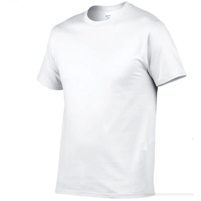 Nouveaux hommes Modal solide T-Shirt blanc blanc gris couleur pure t-shirts décontractés plaine pur coton col rond manches courtes Slim T-shirt 4XL