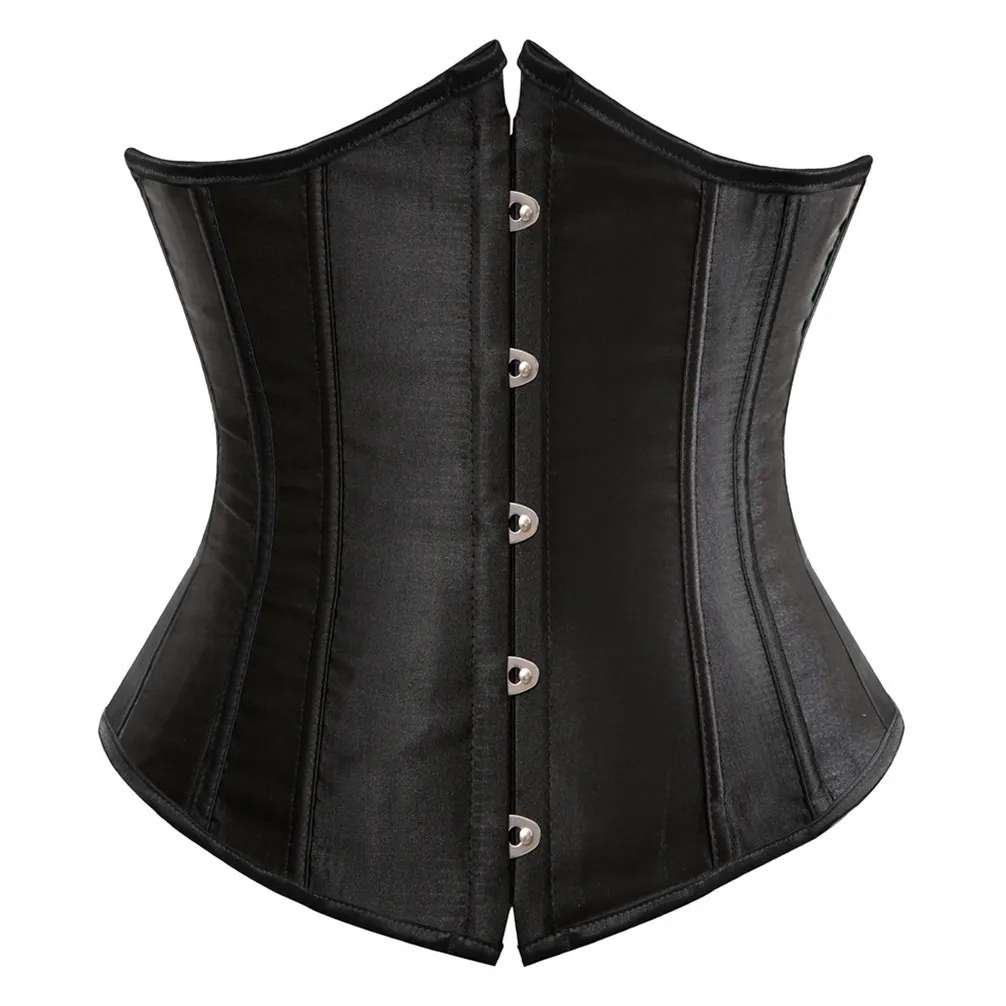 Kvinnors shapers underbust korsett sexiga kvinnors underkläder midja bantning kropp shaper korsett för kvinnor steampunk lace-up korsett bälte vit 230603