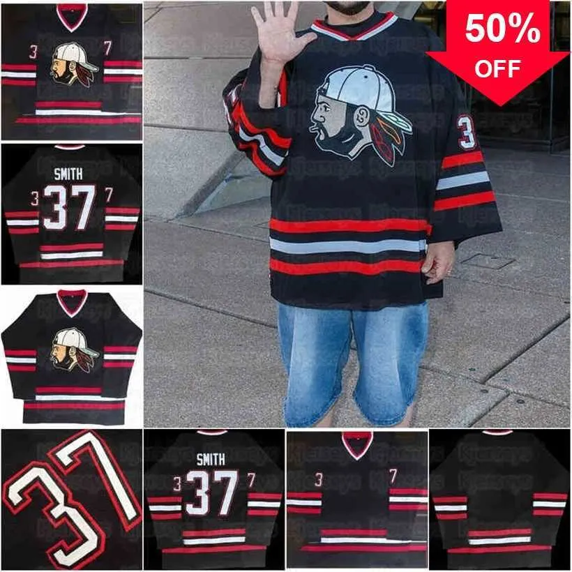 Mag Vintage Kevin Smith fan -serien Bobhawks Hockey Jersey TV Jay och Silent Bob's Secret Stash Jerseys broderi sömnad Anpassa alla