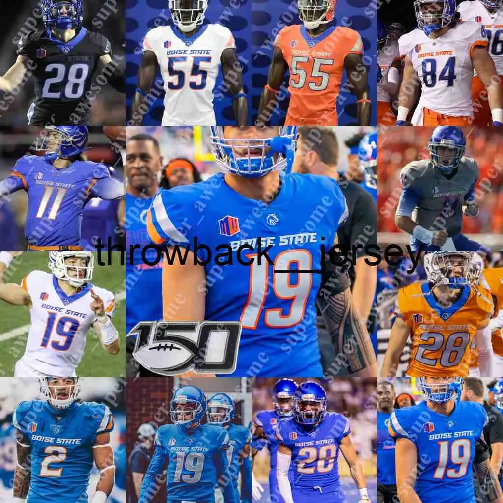 Thr Boise State Football Jersey JL Skinner Tyler Crowe Andrew Van Buren Taequan Tyler Jack Sears Danny Smith Davis Koetter Billy Bowens Tyneil Hopper Latrell Caples