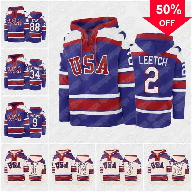 Mag 3 Matt Roy Hockey Hoodie Jersey Jack Hughes Spencer Knight Matthew Beniers Brian Boyle Jonathan Quick Landon Slaggert Neal Broten Colin