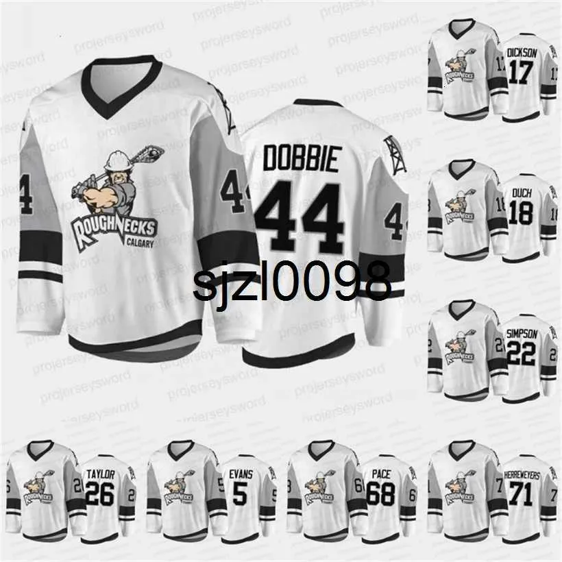 SJ98 Calgary Roughnecks 2021-22 NLL Sublimated Jersey Jeff Shattler Zach Hereweyers Tyler Pace Dane Daine Dobbie Dan Taylor Shane Simpson Rhys Duch