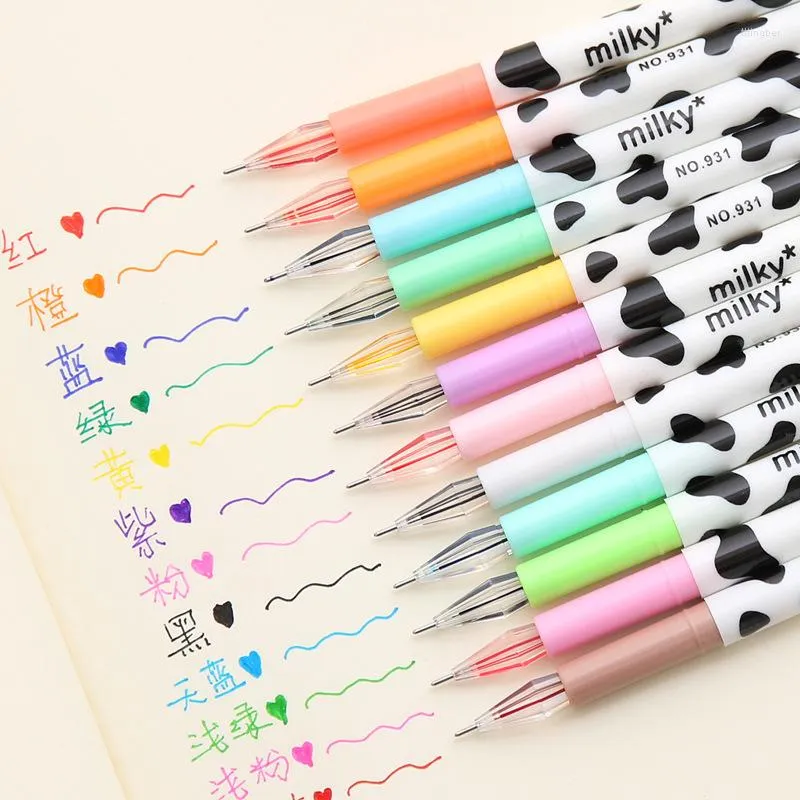 Mooie persbare gelpen Anime 0,05 mm Student Stationery Office Supplies Handtekening Penkers