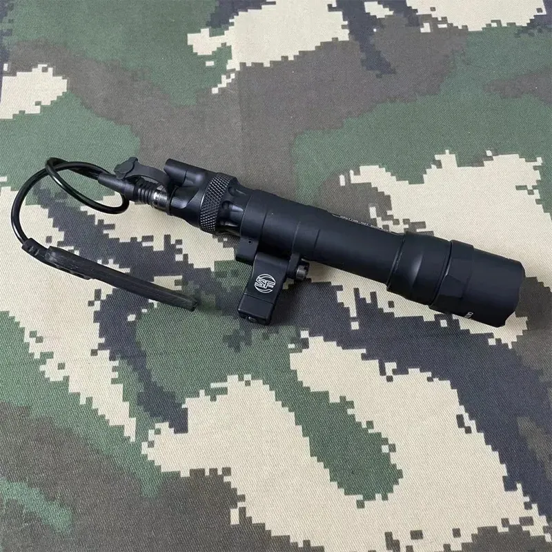 SOTAC 에어 소프트 전술 전술 손전등 푸시 버튼 푸른 테일 캡 SF M340C M340V M640V M600DF M323V HUNTING LIGHT-AUBURN