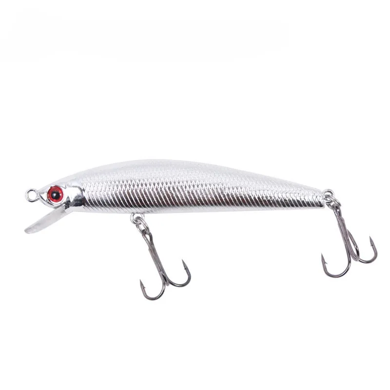 Electroplated Fishing Lure Set Crankbait, Pencil Popper, Minnow
