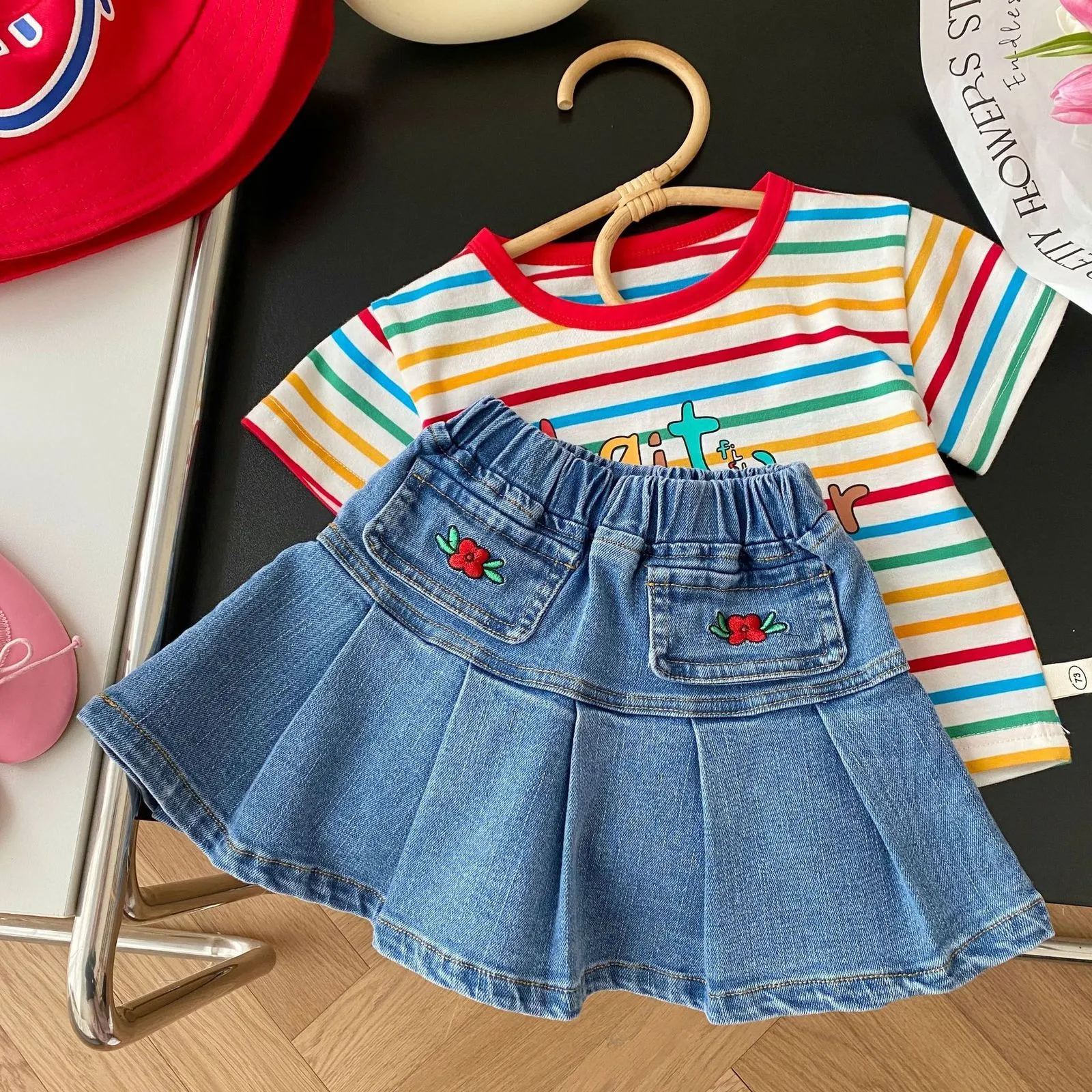 Denim skirt for top 6 year old