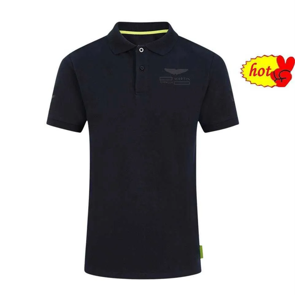 Ny F1 Formel One Round Neck Short Sleeve Team Uniforms T-shirts kan anpassas Polo Clothing293C 70V4