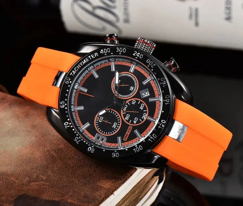 Herenhorloges van hoge kwaliteit luxe Quartz-Battery Fashion Business 40mm horloge