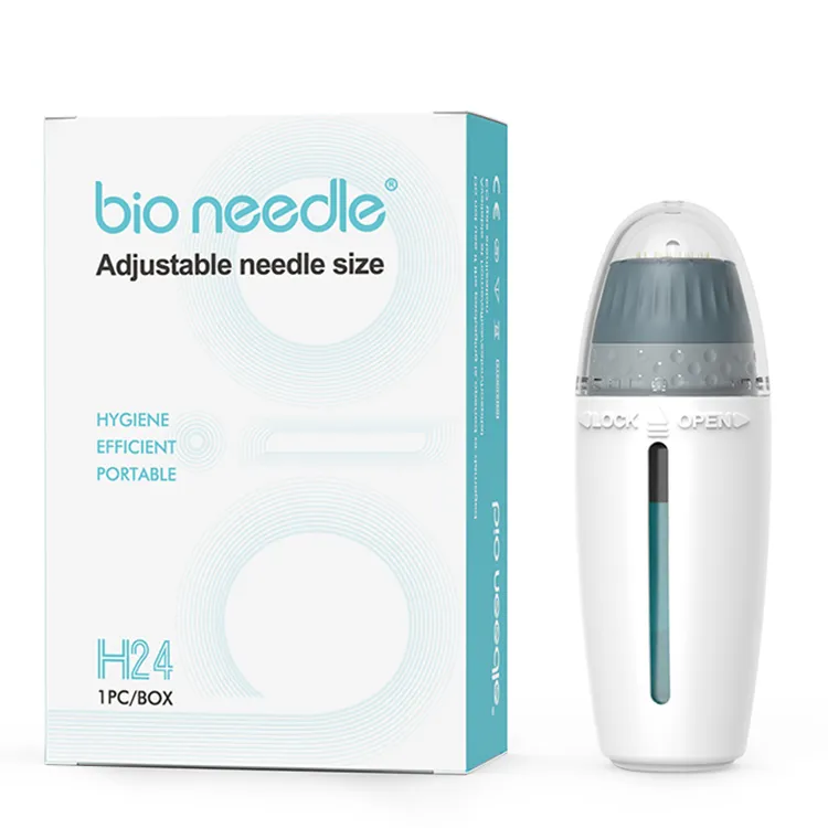 Aplicador de soro de agulha biológica Comprimento ajustável da agulha da fábrica Dr.pen microagulhamento derma selo de 0,25 mm -1,5 mm Preço de fábrica