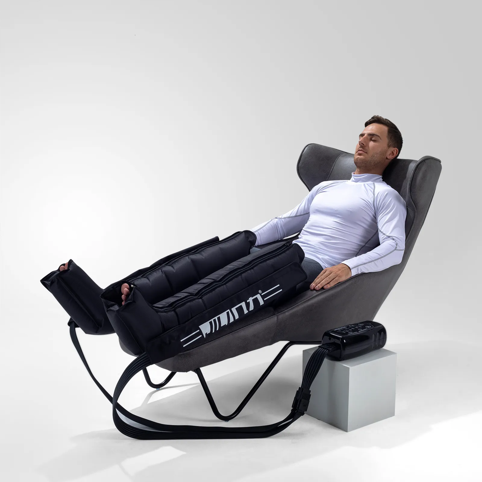 エアーマッサージャー therapie マッサージ機 ふくらはぎ用エアマッサージャー(ピンク) | アテックス | AX