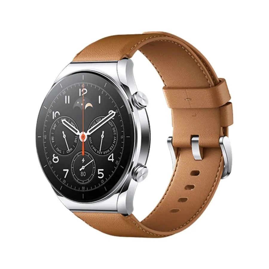 Montre intelligente Xiaomi Watch S1 Global Version avec affichage AMOLED 1.43 Appel téléphonique en oxygène sanguin Recharge sans fil et indice d'étanchéité 5ATM