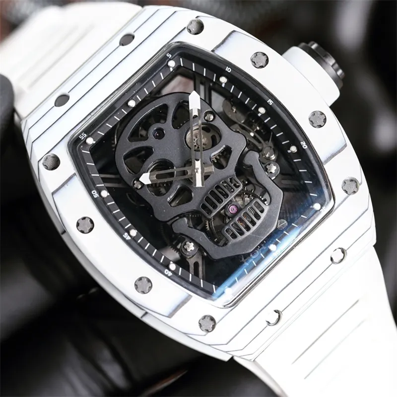 052 Luxury Classic Watch for Men Luxury Watch Mens Watches Swiss Tourbillon Movement Aero-Titanium Case Rummi Strap Fashion Wristwatches Montre de Luxe