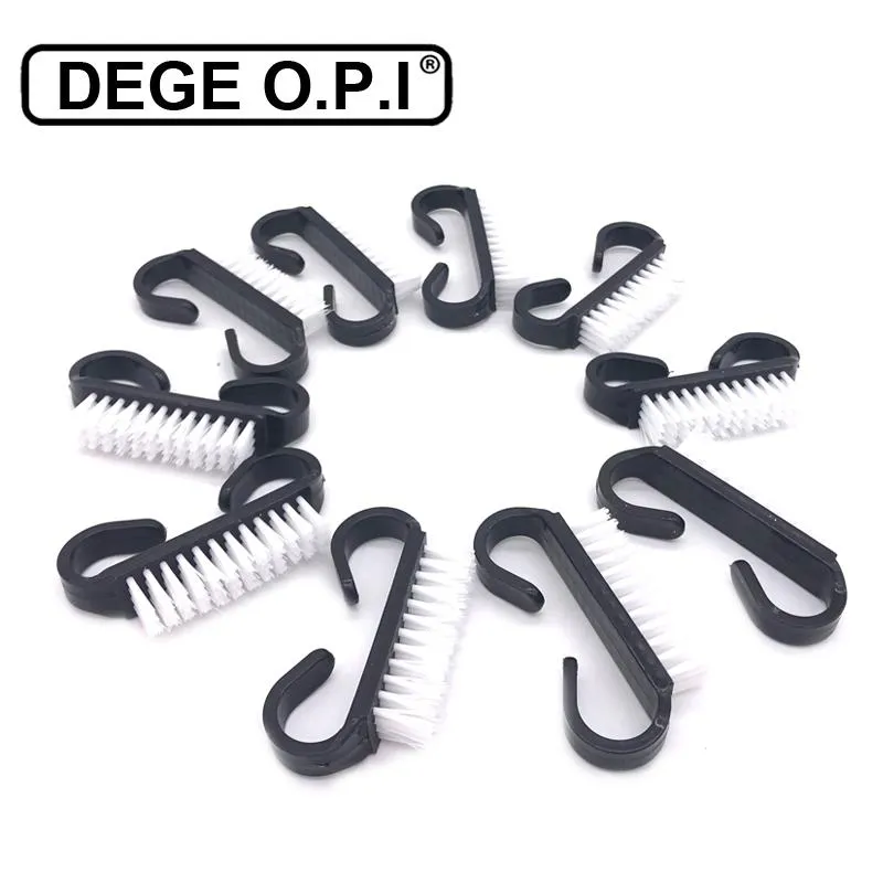 Pistole 100pcs Black Cleaning Brush Dimpugh Dust Rust Pulpoling File di strumenti di pulizia Manicure Pedicure Busine di manicure Strumenti di manicure