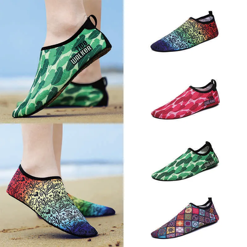 Acqua Unisex Leggero a piedi nudi Multifunzionale Spiaggia Aqua Asciugatura rapida Immersioni e nuoto Scarpe da fitness grandi al coperto P230605