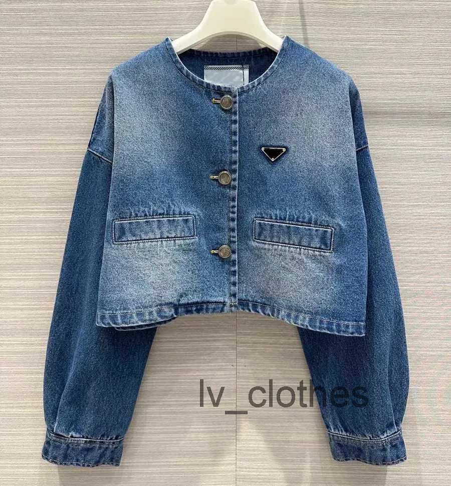 Veste en jean décontractée pour femme célèbre marque de vêtements 2023 veste en jean pour femme manteau court vêtements de rue pour filles décontracté haut à manches longues automne et hiver