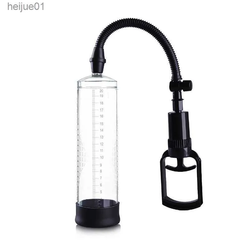 Andere Höschen 215mm Penispumpe Vakuumpumpe Penisvergrößerung Männliche Verbesserung Erektion Dick Cock Pump Masturbator Penistrainer L230518