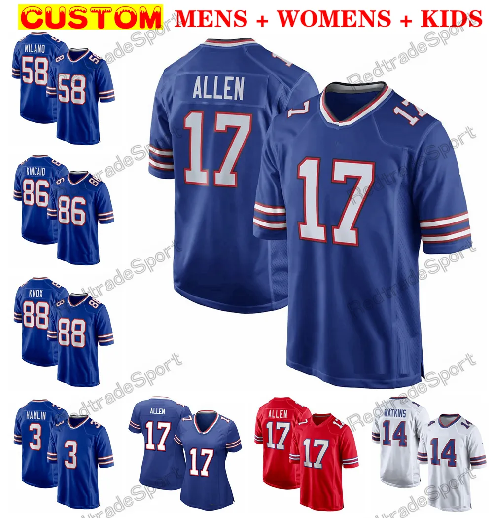 Save Big on Bulk Children's Football Jerseys Personal NFL Jerseys: Buffalo  Football Jerseys For Men, Women, Youth Allen, Hamlin, Diggs More Best 