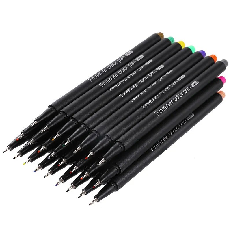 Wholesale Feneliner Color Pen Set With 0.4mm Liner Brush And Micron For  Caligraphy, Graffiti, And Art Includes 12/24/36/48/60 Paint Brush Markers  And Pencils 230605 From Pong09, $28.2