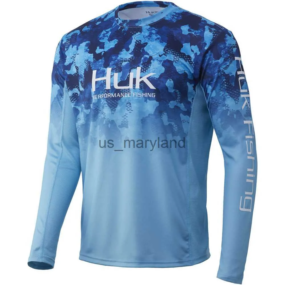 Huk Mens Long Sleeve Fishing Shirt UV Protection, Breathable Fabric, Summer  Outdoor Apparel In Multiple Colors From Us_maryland, $10.56