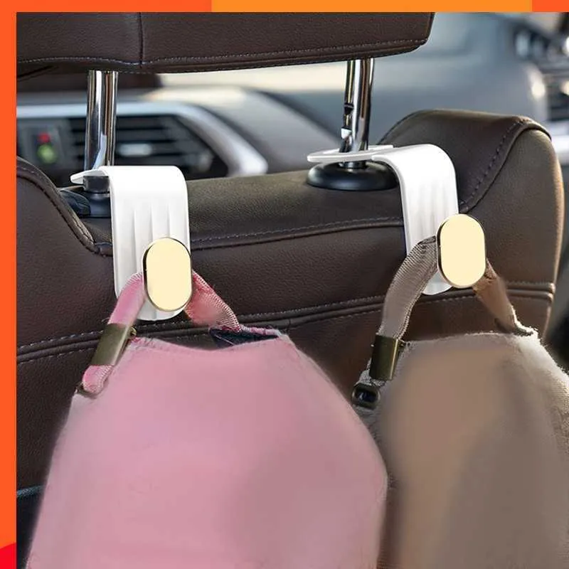 New 1PCS Multi-purpose Car Seat Hanger Hook Space-saving Car Seat Bag Accessories Holder Hook Driver Seat Sundries Organizer Hook