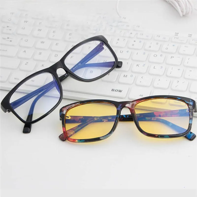 Zonnebril Frames Merk Goggles Anti-blauw Licht Bril Mannen Vrouwen Computer Gaming Brillen Oversized Frame Anti UV Blauwe Stralen brillen