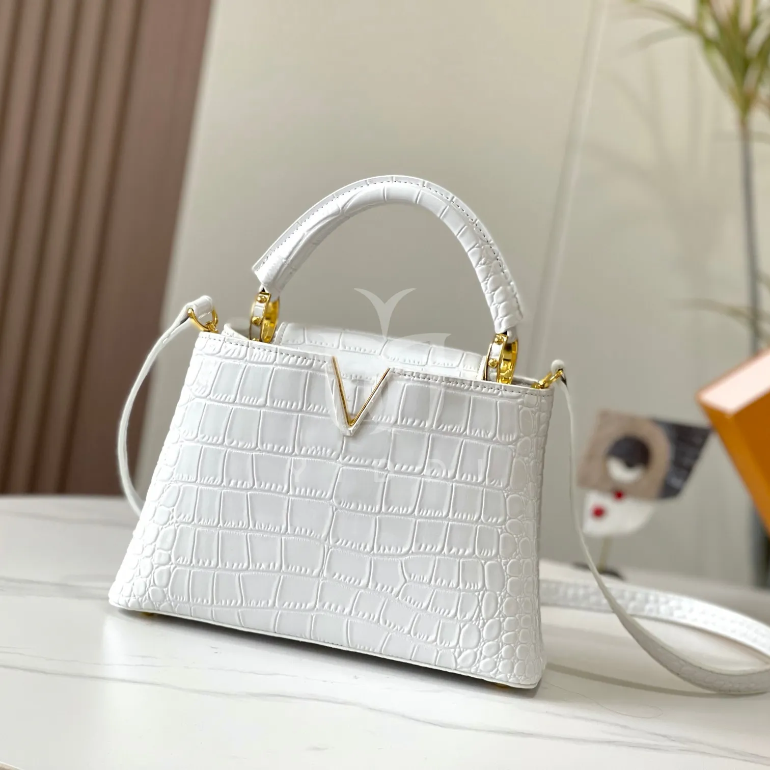 Luxury Crocodile Print Designer Evening Tote Bag High Quality Womens Cellini Handbags Crossbody Shoulder Bag From Yiddi 61.73 DHgate.Com