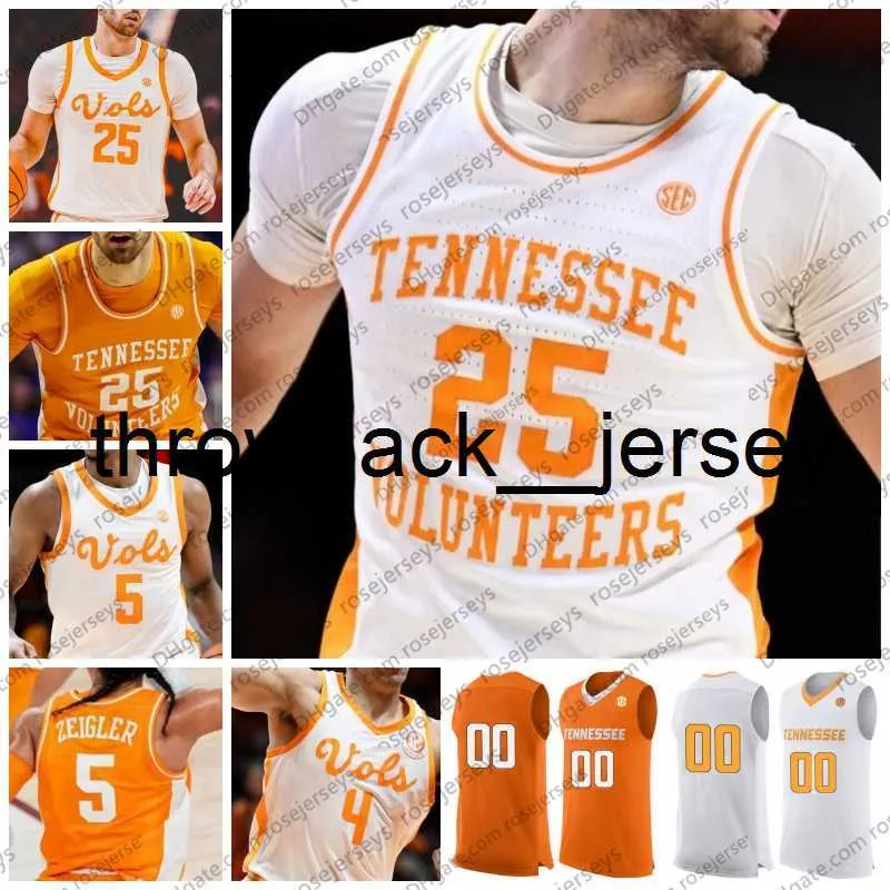 THR Custom Tennesse Doblonts Basketball Jerseys 1 Ричардсон 2 Уильямс 3 Diboundje 5 Schofield 35 Pons 53 King 25 Santiago Vescovi для мужчин Женский молодежный ребенок Джерси с