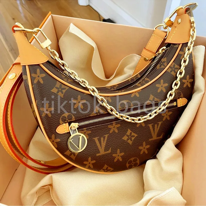 Luxury Shoulder Bags Designer Bags Loop Pea Bread Flower And Star Print Handbags Designer Shoulder Bag For Women Underarm Bag Purse Tote Lady Messenger Wholesale