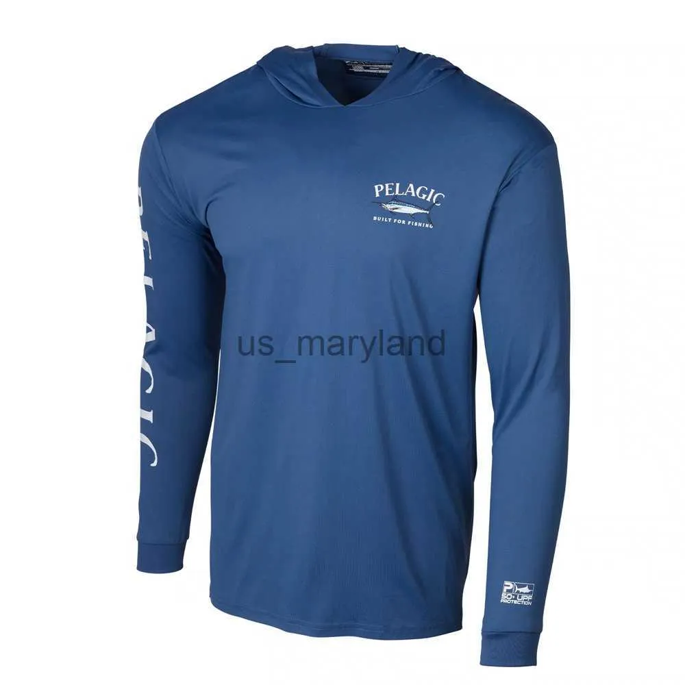 Outdoor Shirts Pelagic Gear Long Sleeve Fishing Shirt Men UV