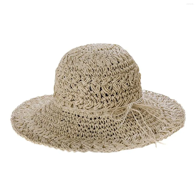 Wide Brim Hats Water Hat Men Sun Straw For Women Foldable Floppy