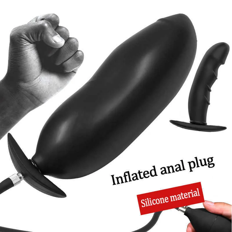 Toy Massager Sex Go Out Silicone Iated Super Anal Plug Dildo Pump Butt Dilator Prostate Massage Anus Exten_voghion.com