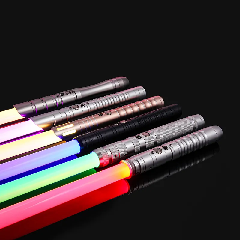 LED Light Sticks RGB Metal Lightsaber Laser Sword Toys Saber Espada Brinquedos Saber de Luz Juguetes Kpop Lightstick Zabawki Oyuncak 230605