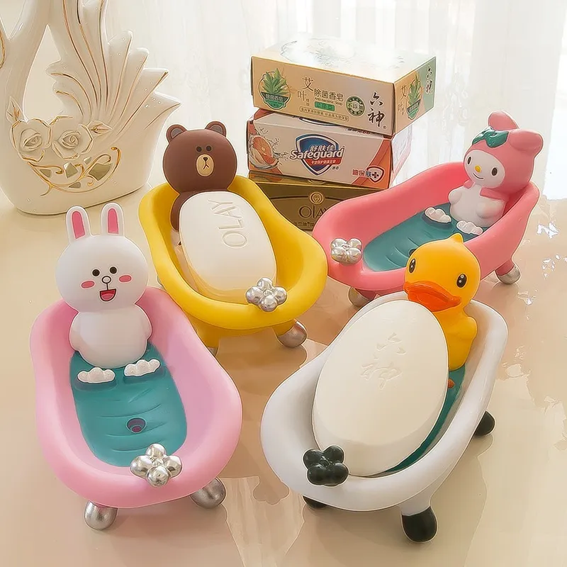 Porte-Savon En Silicone En Forme De Fleur - Plateau Antidérapant Pour Salle De Bain Et Cuisine