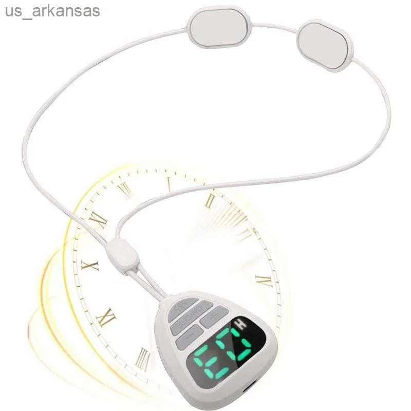 Massager szyi w zawieszce Smart Electric Pulse Masaż z kojącym ciepłem przenośne Urządzenie do masażu kręgosłupa szyjki macicy do L230523