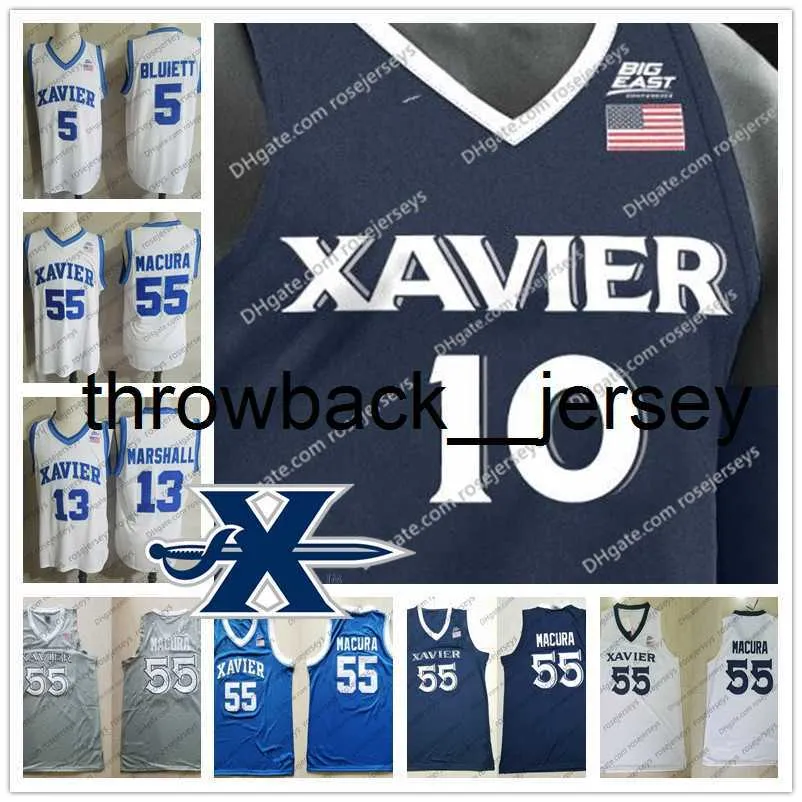thr Custom Xavier Musketeers College Basketball # 3 Quentin Goodin 5 Trevon Bluiett 32 Zach Freemantle 0 Daniel Ramsey 25 Jason Carter Jersey 4XL