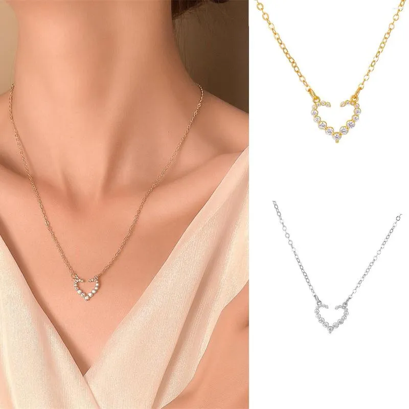 Chaînes Anneau Collier Titulaire Pour Femmes Pendentif Bijoux Cadeaux Chaîne De Mode Filles Collares