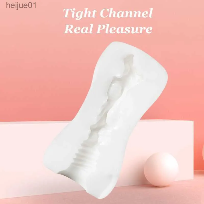 Yarn Realistic Vagina Male Masturbator Cup Anal Soft Tight Pussy Erotic Adult Sex Toys for Men Portable Pocket Pussy Masturbation Egg Sexy U L230518