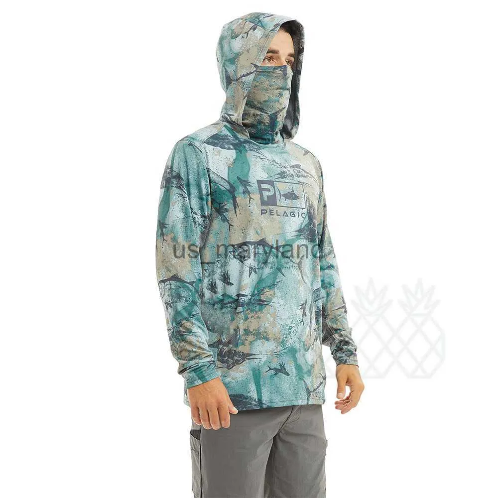 Outdoor Shirts Pelagic Fishing Shirts Mask Summer Outdoor Men Long Sleeve T Shirt  Fish Shirt Sun Protection Breathable Hooded Angling Clothing J230605 From  Us_maryland, $15