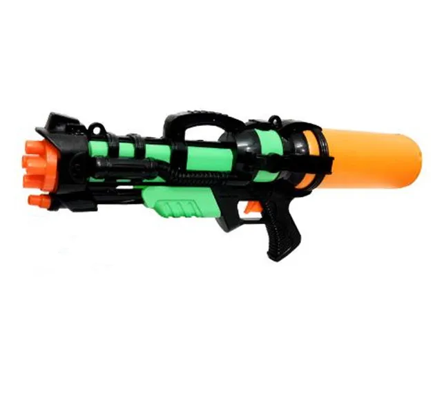 Children's pull type high pressure water gun large Gatling large capacity beach splashing toys