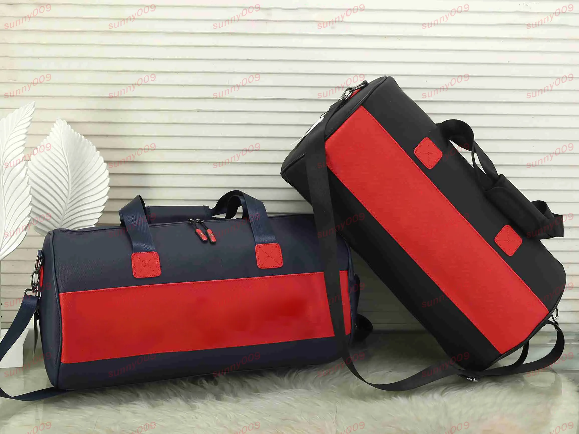 더블 지퍼 토트 디자이너 긴 버킷 백 큰 가방 핸드백 수화물 가방 고급 원통형 패키지 여행 가방