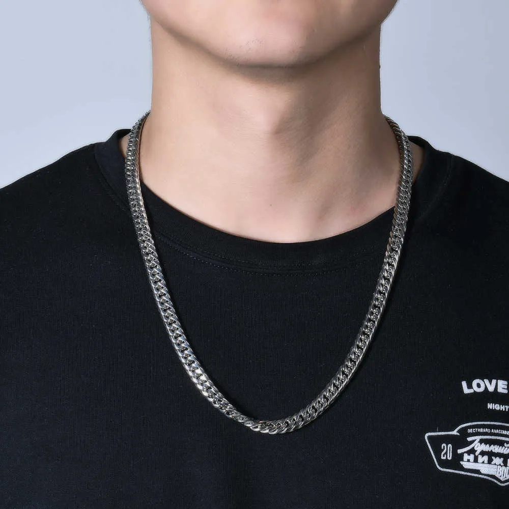 Stylish Stainless Steel Link Chain Mens Silver Chain Necklace For Men  Affordable And Unique Design From Jiabuydhiu, $47.93