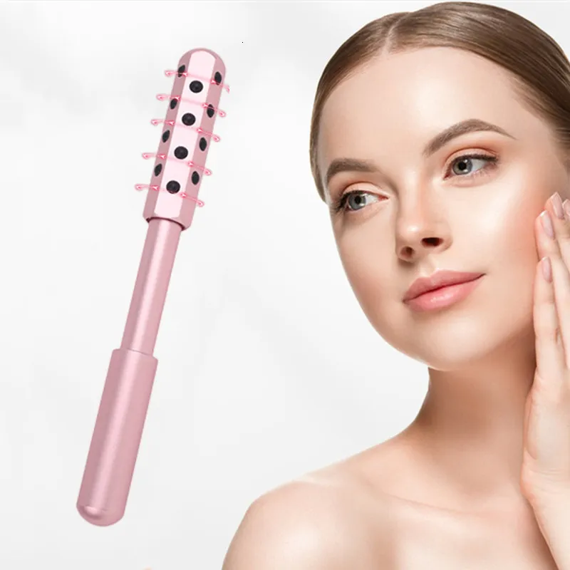 Masajeador de cuerpo completo 360 Rotate Germanium Beauty Bar Rodillo de masaje facial Lift Stick Antiarrugas Herramientas para el cuidado de la piel 230605