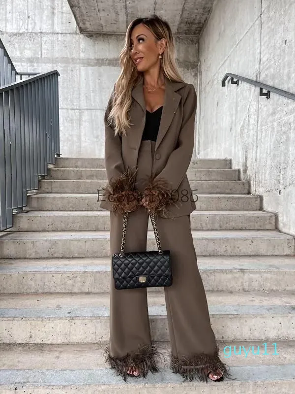Tweedelige broekpakken voor vrouwen stijlvolle dames casual losse kleding